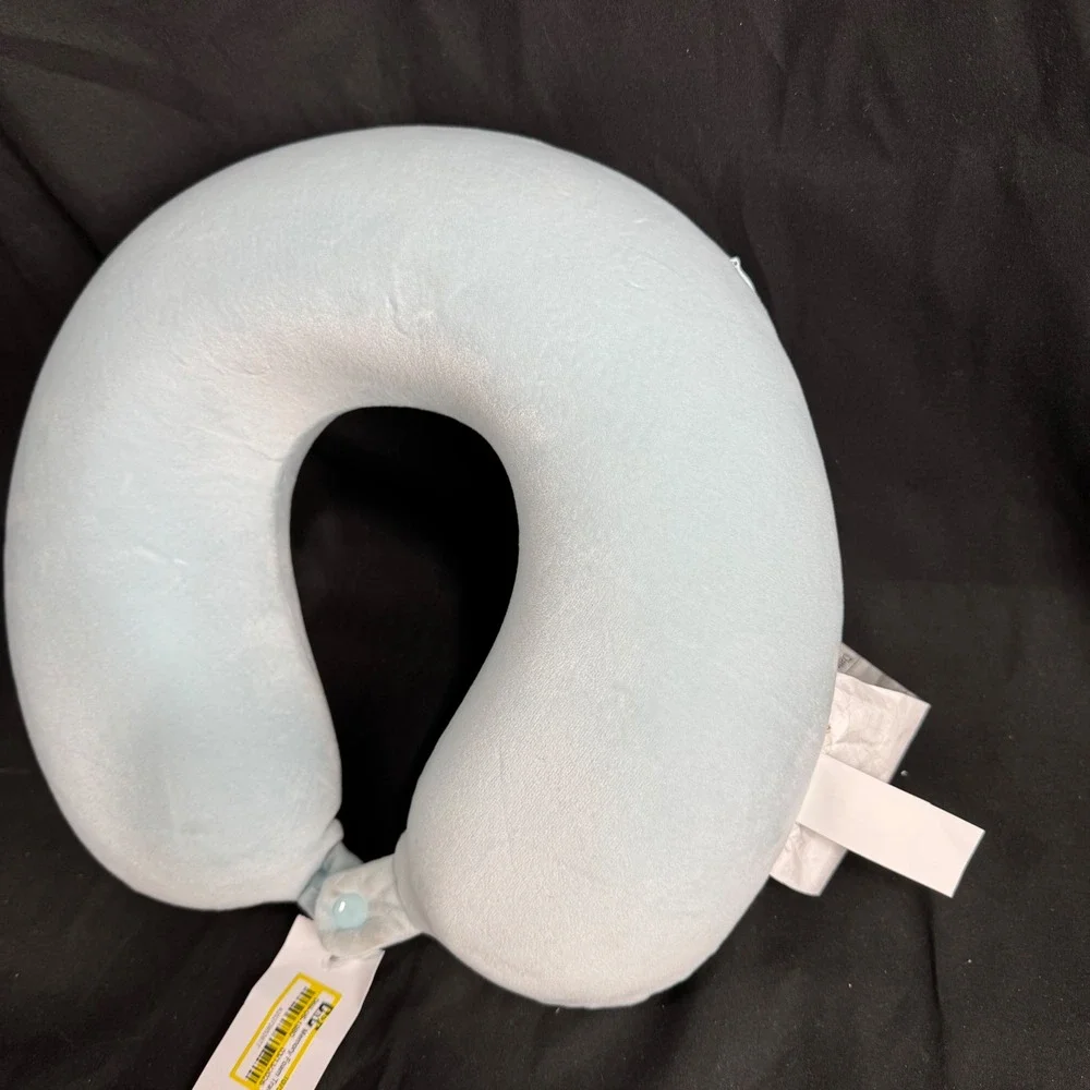 Memory Foam Travel Neck Pillow - Open Story™ - Muddy Aqua